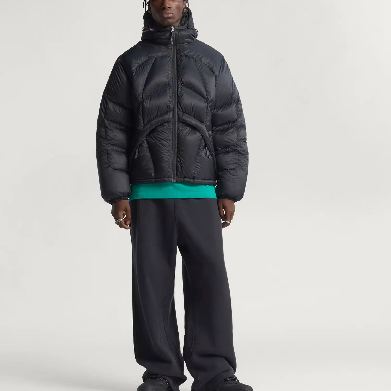Adidas Мужские куртки и пальто из высококачественного пуха Pertex серии EQUIPMENT FW25 — фото 4