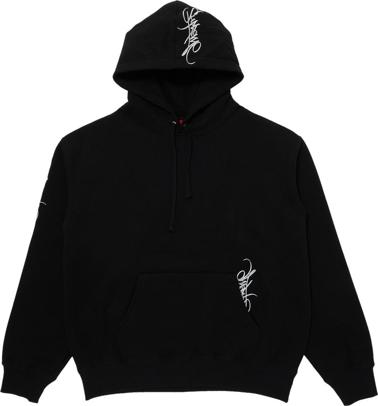 

Толстовка Supreme Tag Hooded 'Black', черный