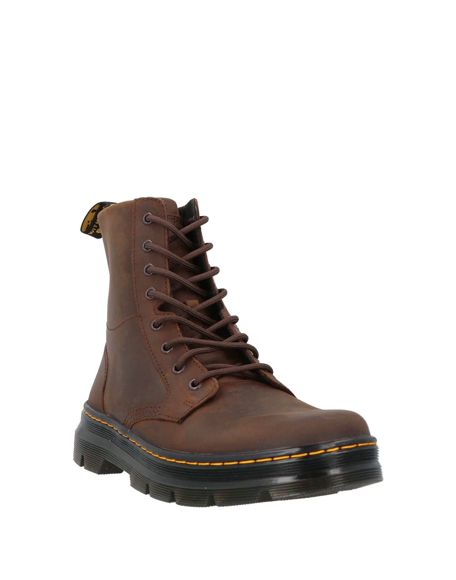 Ботильоны COMBS LEATHER CRAZY HORSE Dr. Martens, темно-коричневый — фото 2