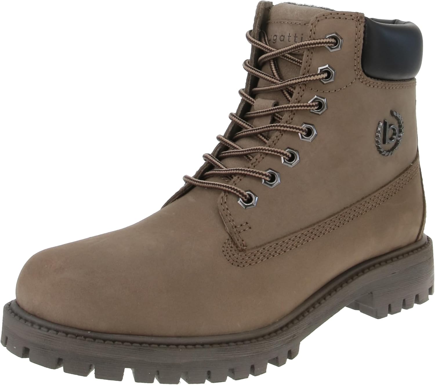 

Мужские классические ботинки Bugatti с утепленной подкладкой, темно-серый