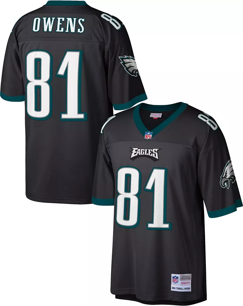 

Мужская футболка Mitchell & Ness Philadelphia Eagles Terrell Owens № 81, 2004 г