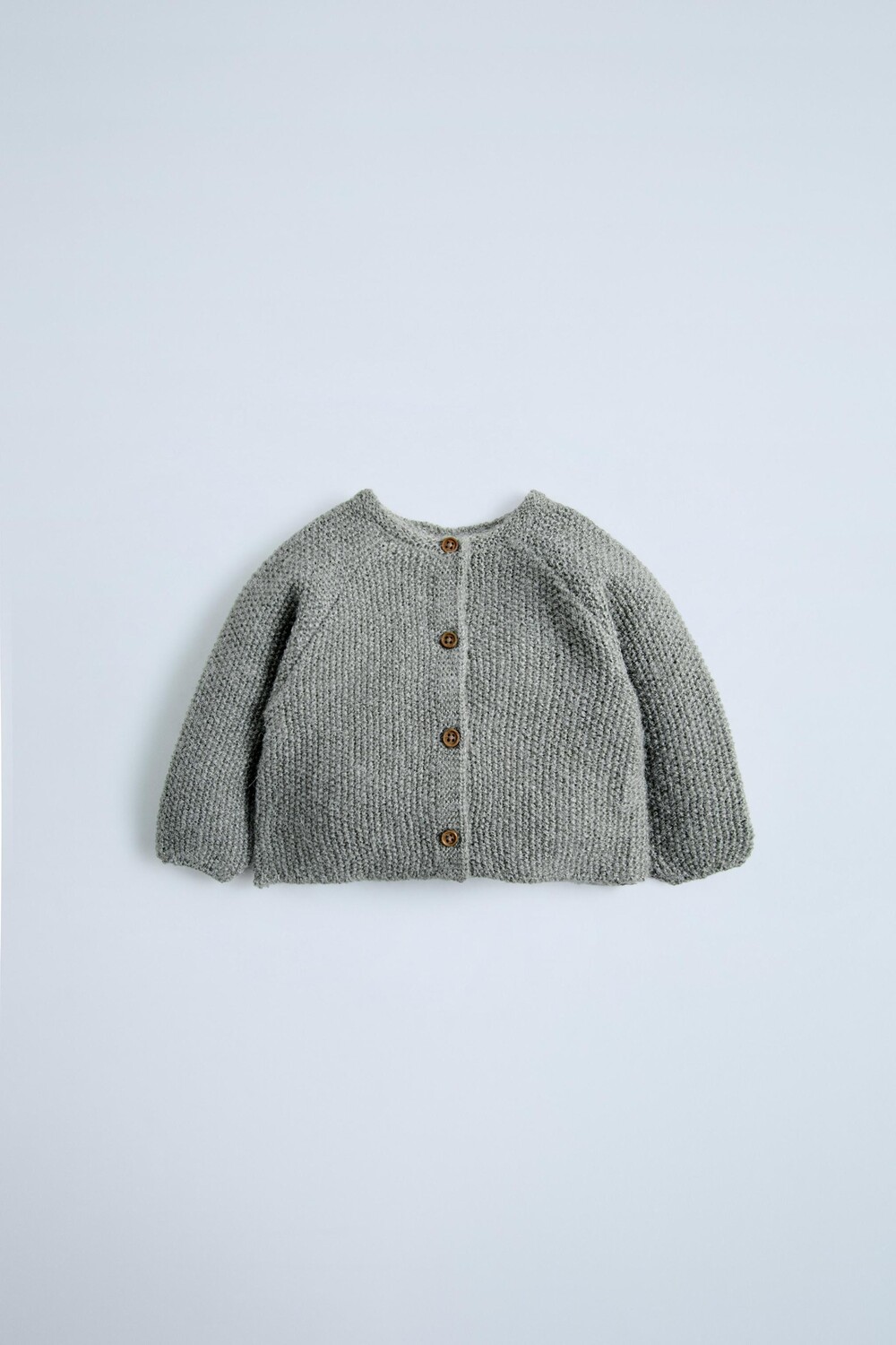 

Куртка из джерси 2 в 1 moss stitch ZARA, цвет sage green