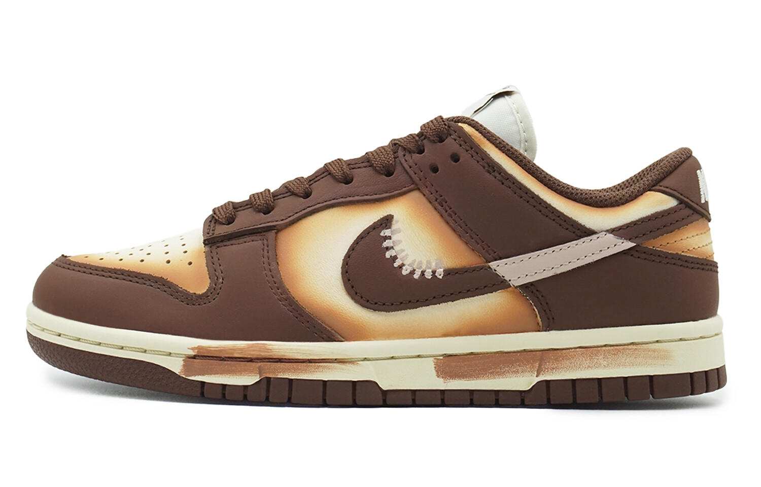 

Кроссовки Nike Dunk Skateboard Shoes Women's Low-Top Brown, Коричневый, Кроссовки Nike Dunk Skateboard Shoes Women's Low-Top Brown