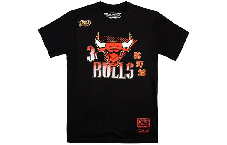 

Mitchell Ness Футболка Mitchell & Ness Bulls Team, унисекс, черная, Черный, Mitchell Ness Футболка Mitchell & Ness Bulls Team, унисекс, черная