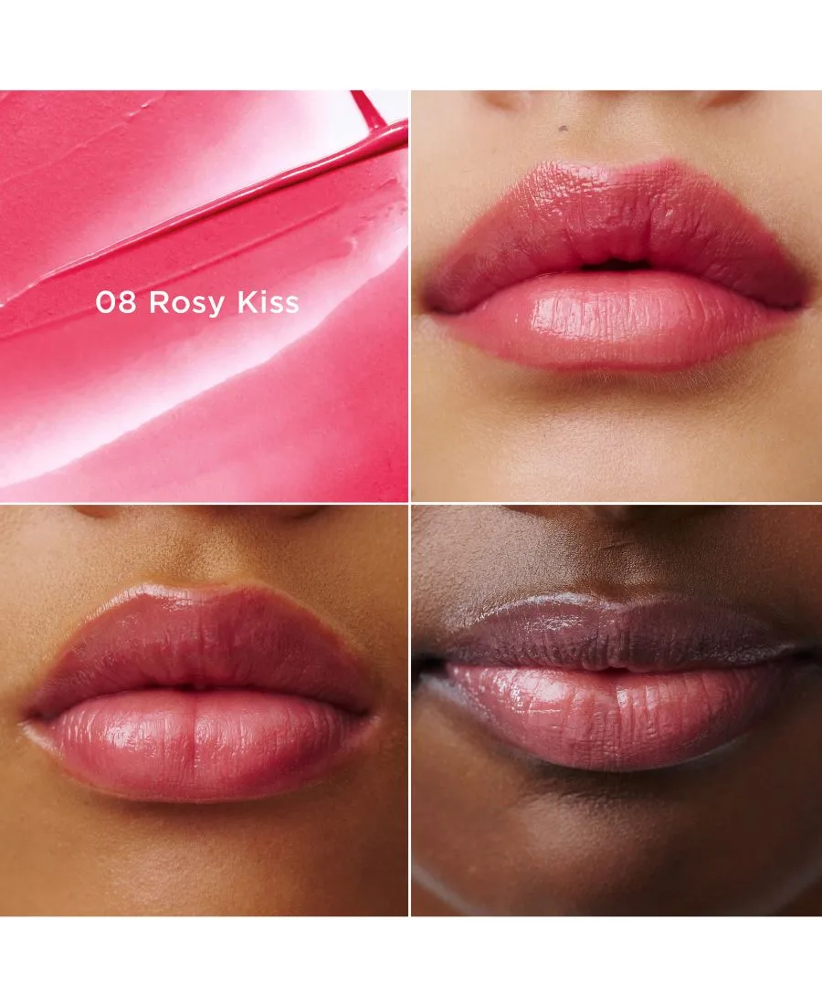 Лимитированная коллекция бальзамов для губ LOVE Collection Clarins, 08 rosy kiss (sweet candy розовый) — фото 2