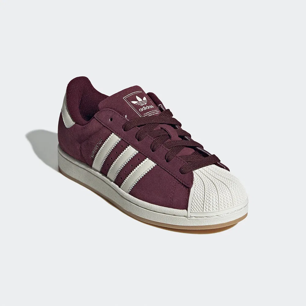 Мужские низкие кеды Superstar Maroon/White от Adidas
