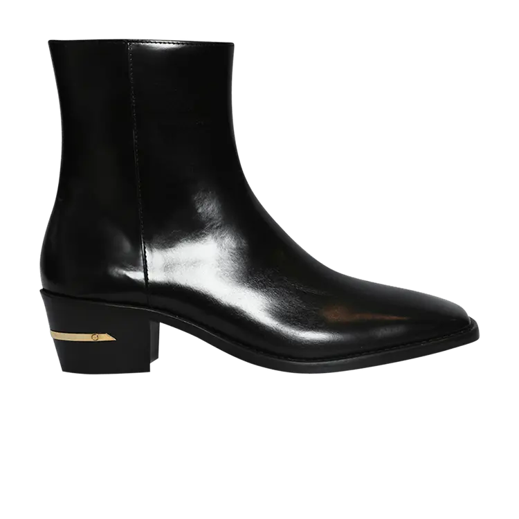 

Ботинки Amiri Metallic Heel Boot, Black
