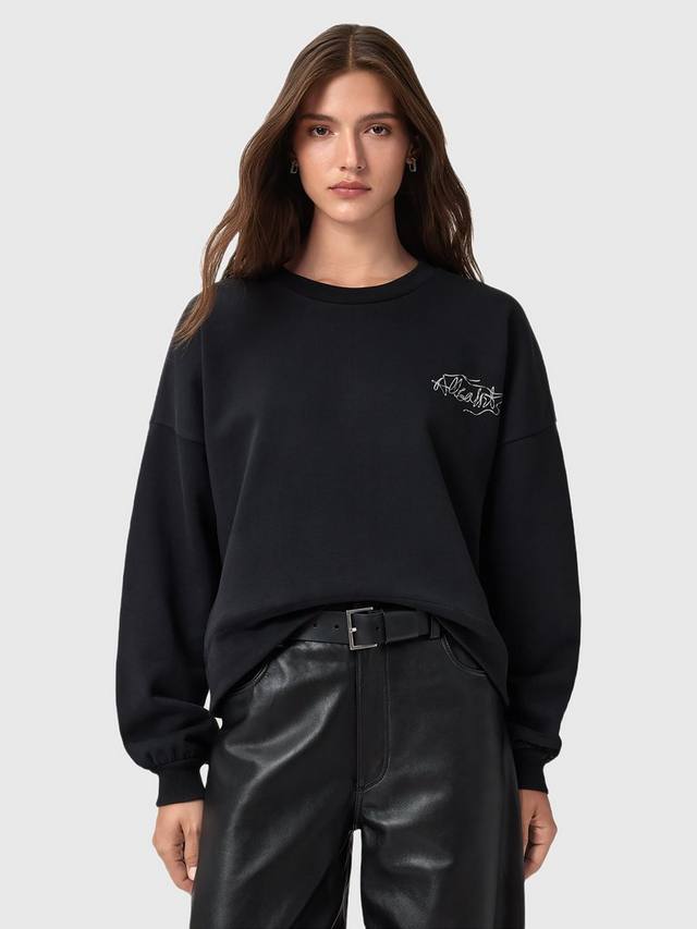 

Свободный хлопковый свитшот Reel Lila AllSaints