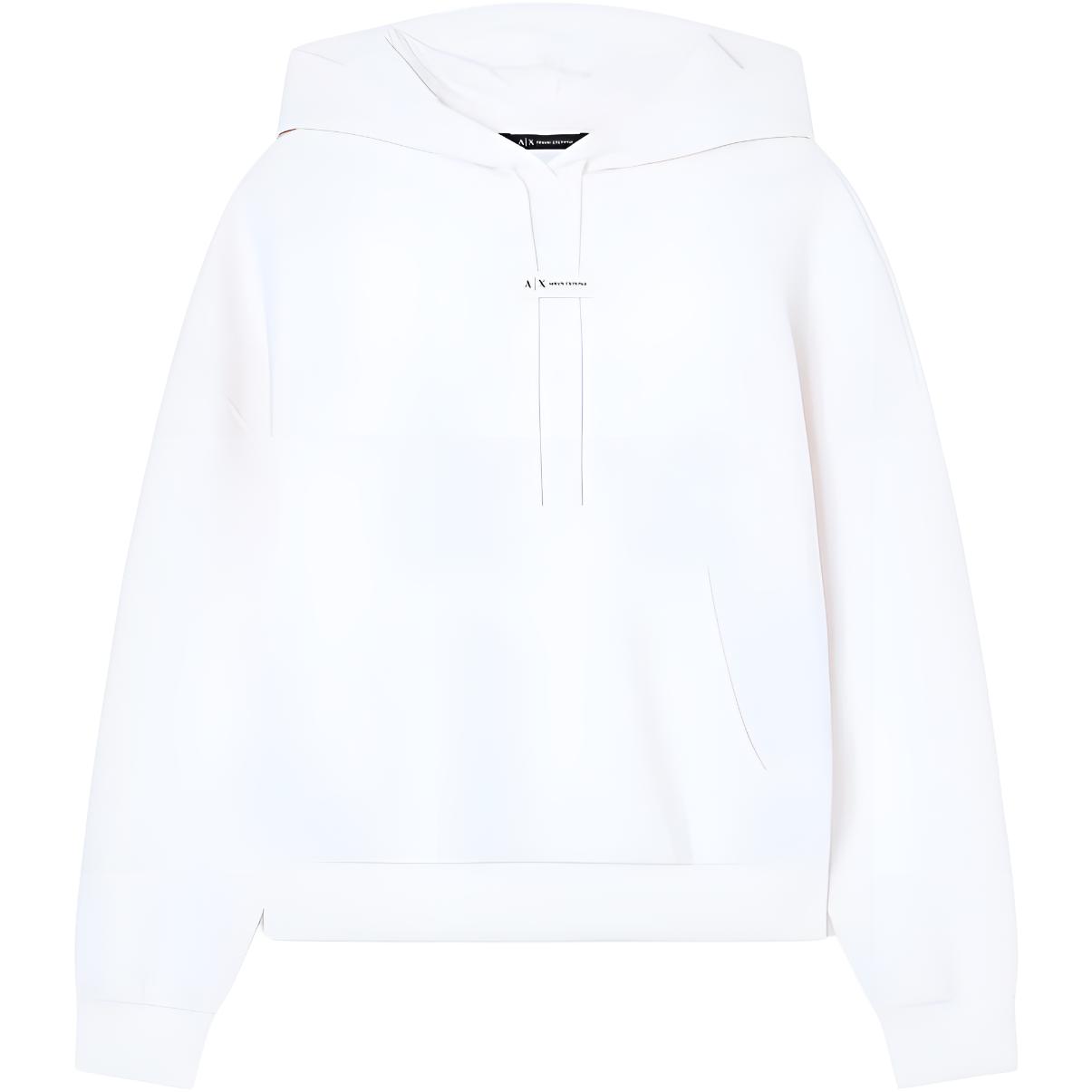 

Толстовка AE FW25 для женщин ARMANI EXCHANGE, белый