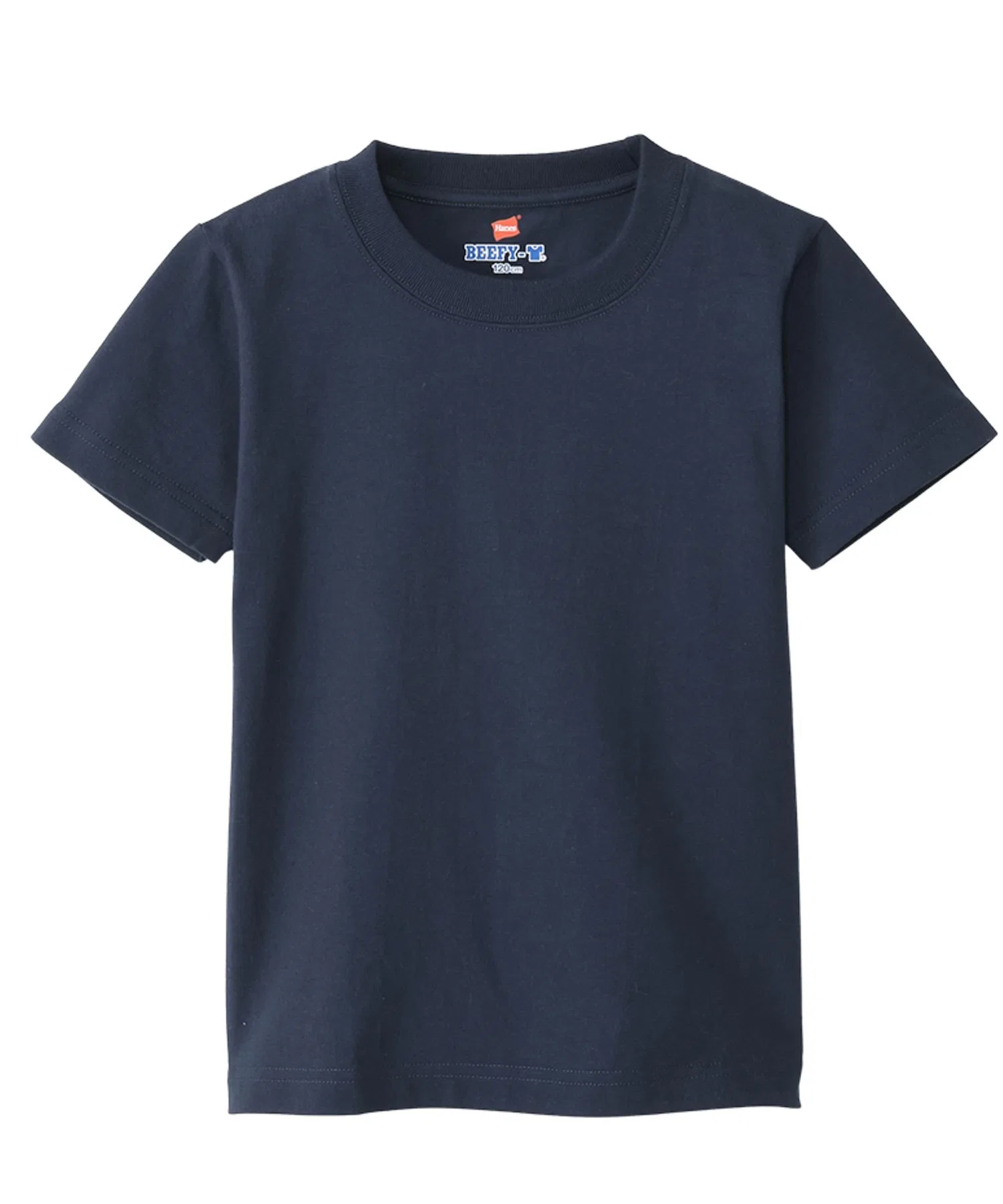 Детская футболка Hanes BEEFY-T из хлопка чёрного цвета — фото 4