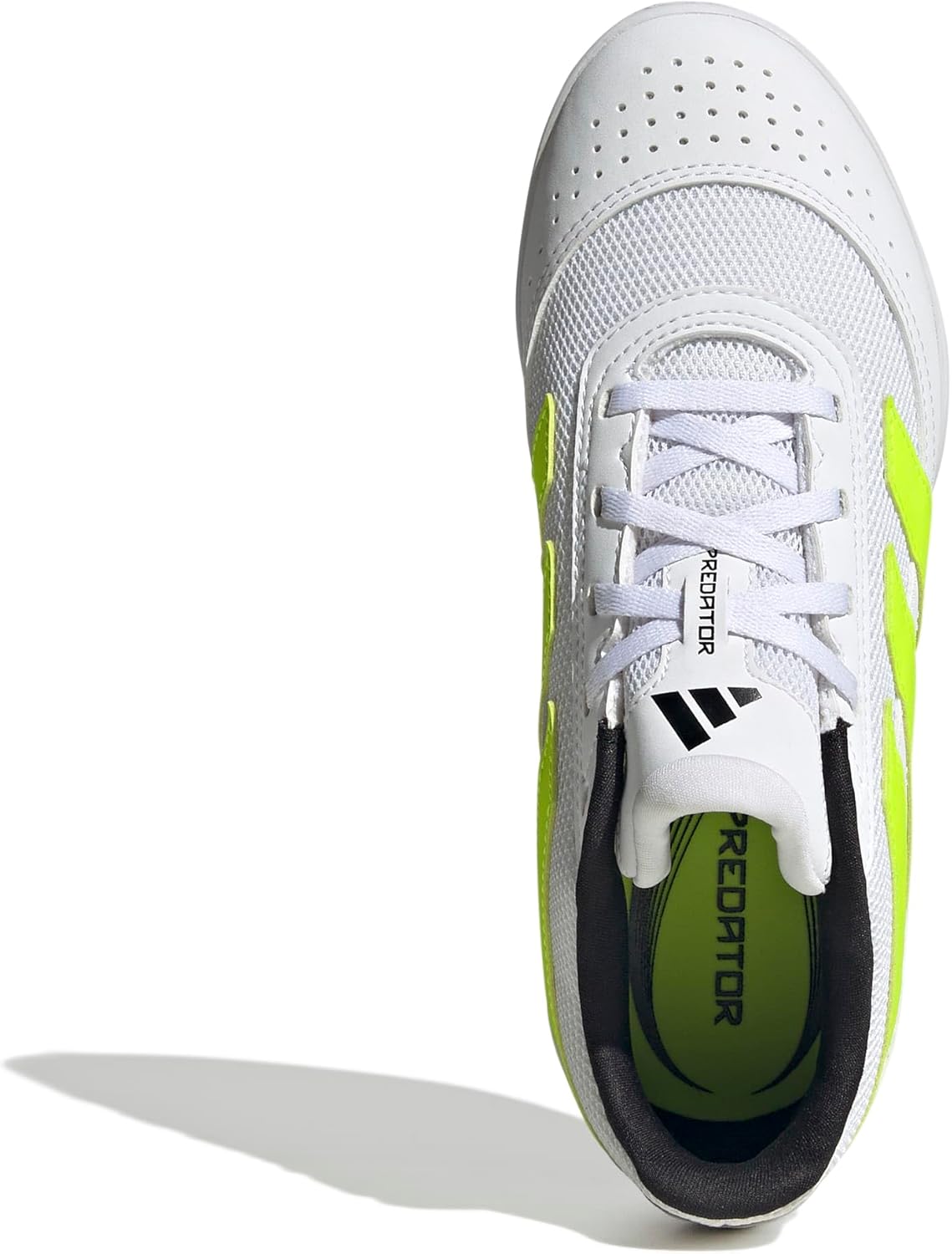 Детские кроссовки Adidas Club Predator Indoor (унисекс), белый/черный — фото 2