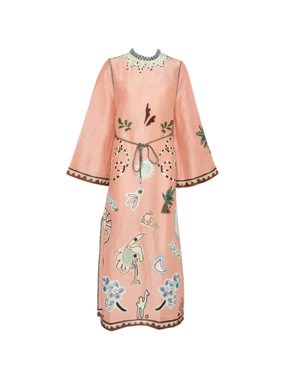 

Платье миди Laurence с поясом Alemais, розовый