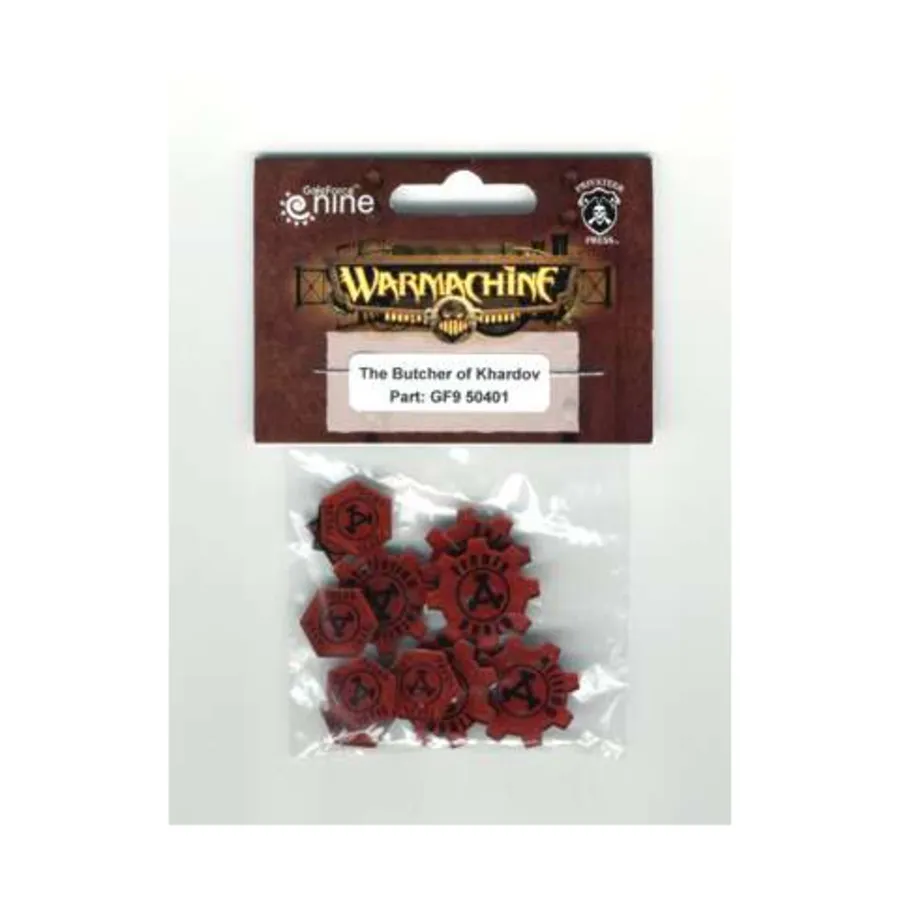 

Мясник из Хардова,, Warmachine - Warcaster Token Sets - Khador (Gale Force Nine)