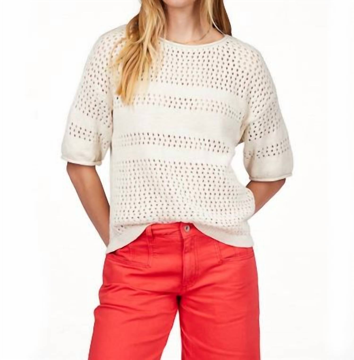 

Ажурная футболка в технике макраме Sanctuary, Macrame