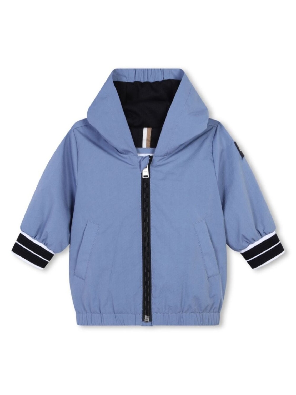 

BOSS Kidswear плащ с капюшоном, синий