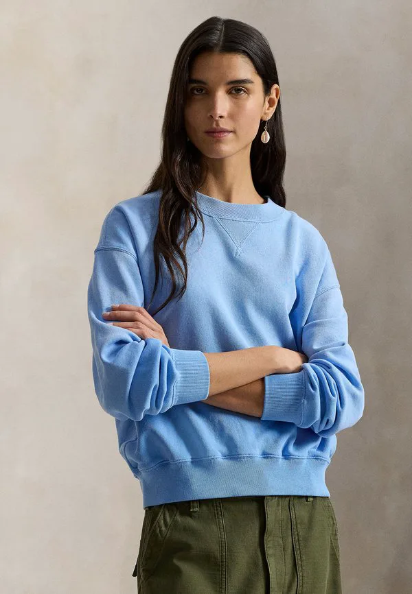 

Легкая флисовая толстовка с круглым вырезом Polo Ralph Lauren, Chatham Blue, Синий, Легкая флисовая толстовка с круглым вырезом Polo Ralph Lauren, Chatham Blue