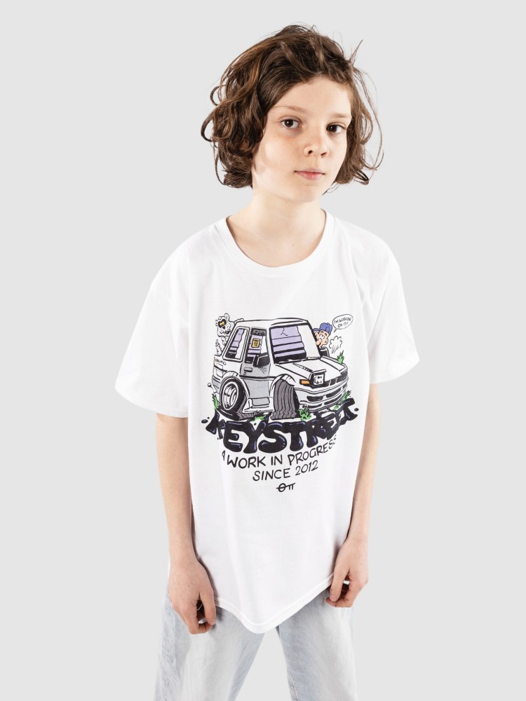 

Футболка Key Street X FRKO WIP Kids T-Shirt, white, Белый, Футболка Key Street X FRKO WIP Kids T-Shirt, white