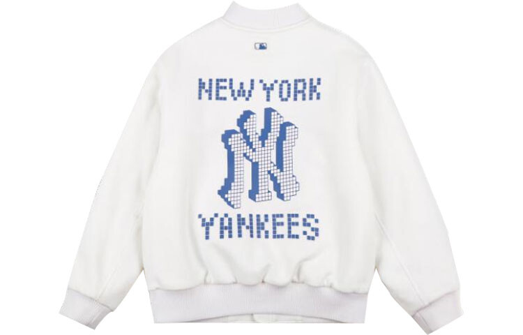 

Бейсбольная куртка унисекс белый Mlb