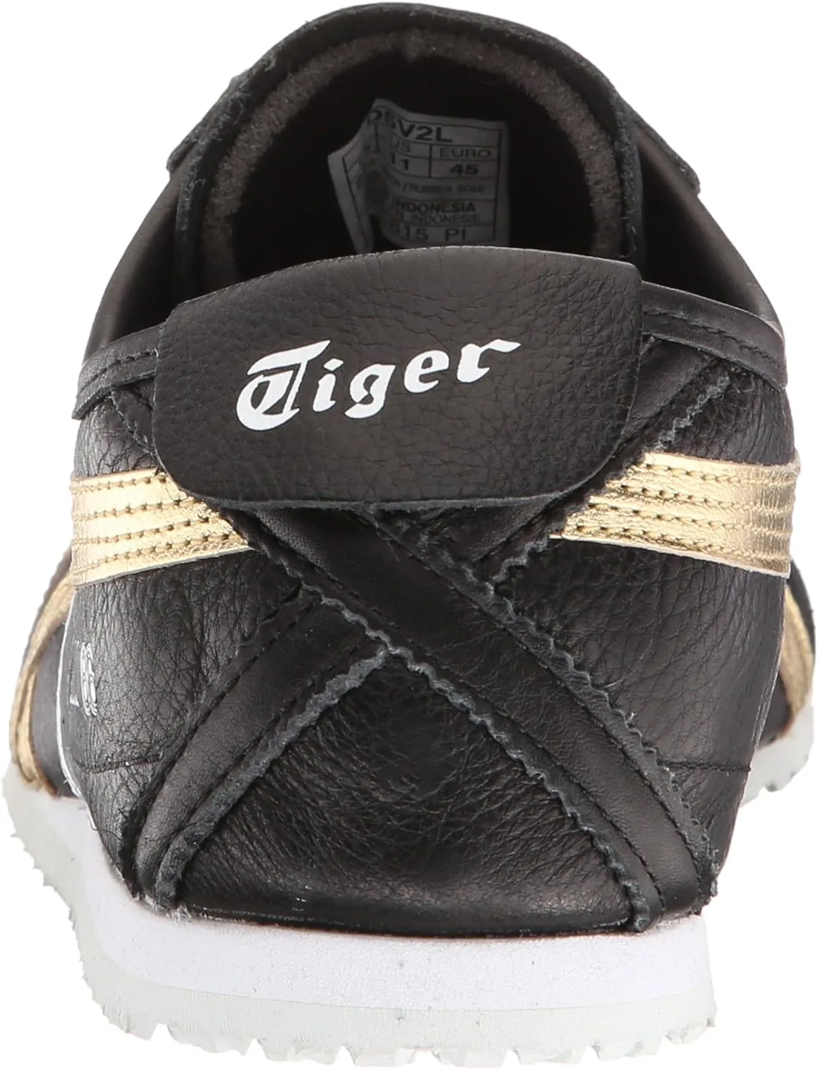 Спортивные кроссовки на шнуровке Onitsuka Tiger Unisex Adult Mexico 66 Vulc Su Asics, черный — фото 3