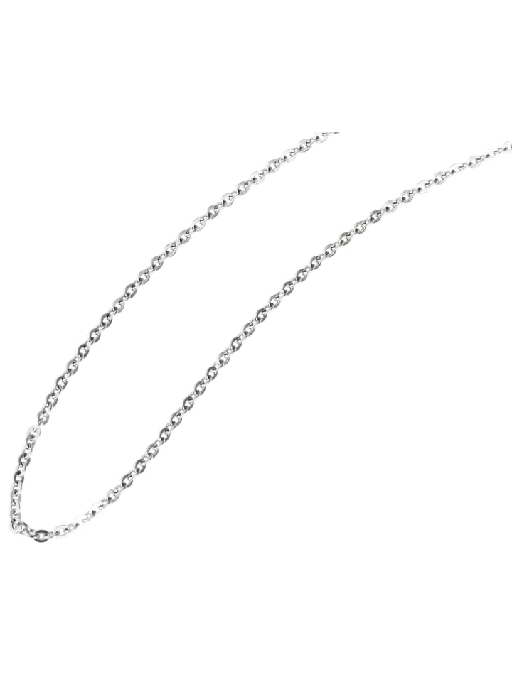 

Adeliás Колье унисекс - цепочка-якорь из нержавеющей стали серебристого цвета