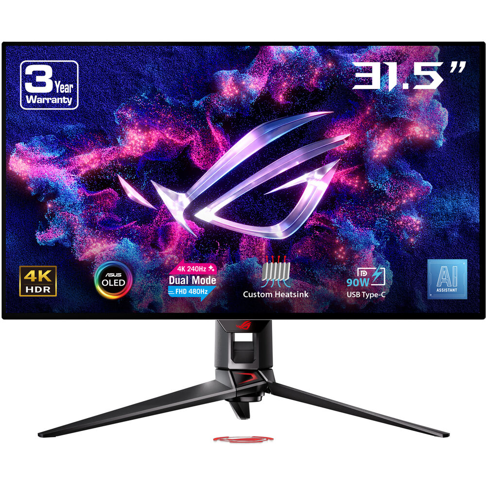 

Игровой монитор ASUS Republic of Gamers Swift OLED PG32UCDP 31,5 дюйма, 4K HDR, 240 Гц