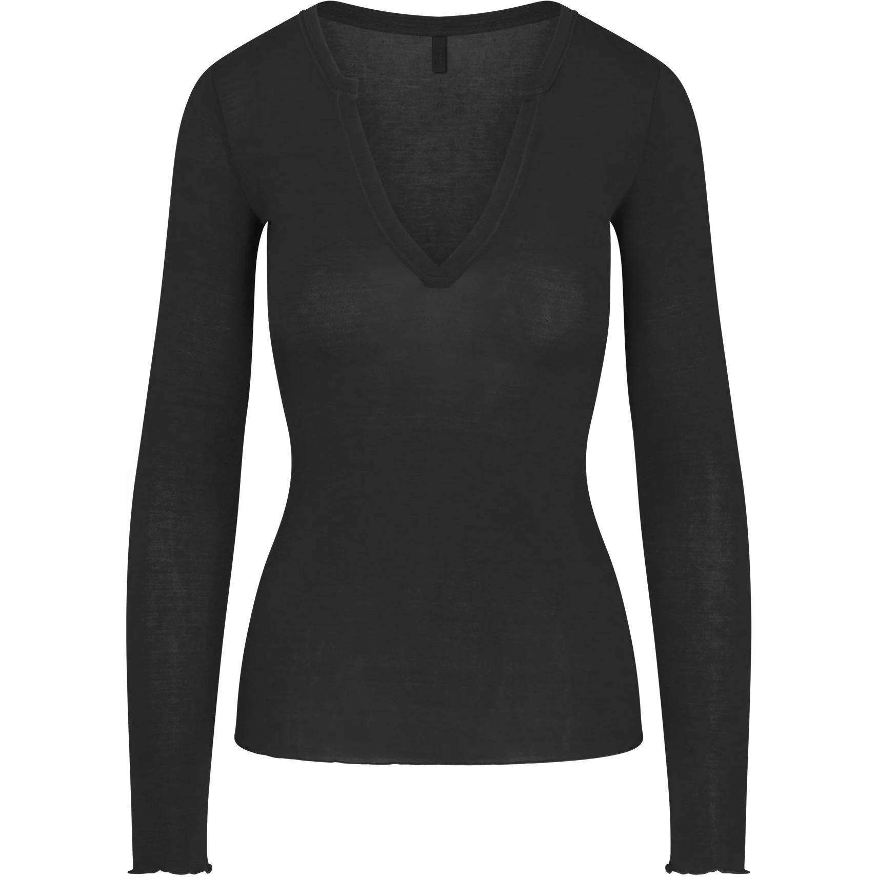 

Футболка SKIMS Regular для женщин ONYX/Onyx