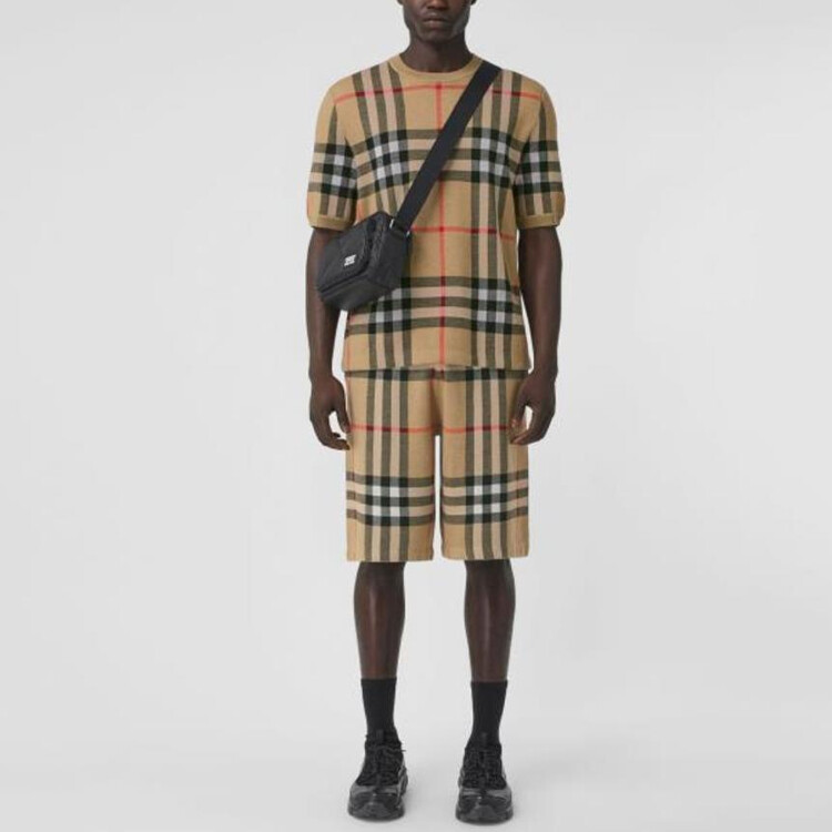 Шорты Burberry Мужские повседневные, архив бежевый — фото 2