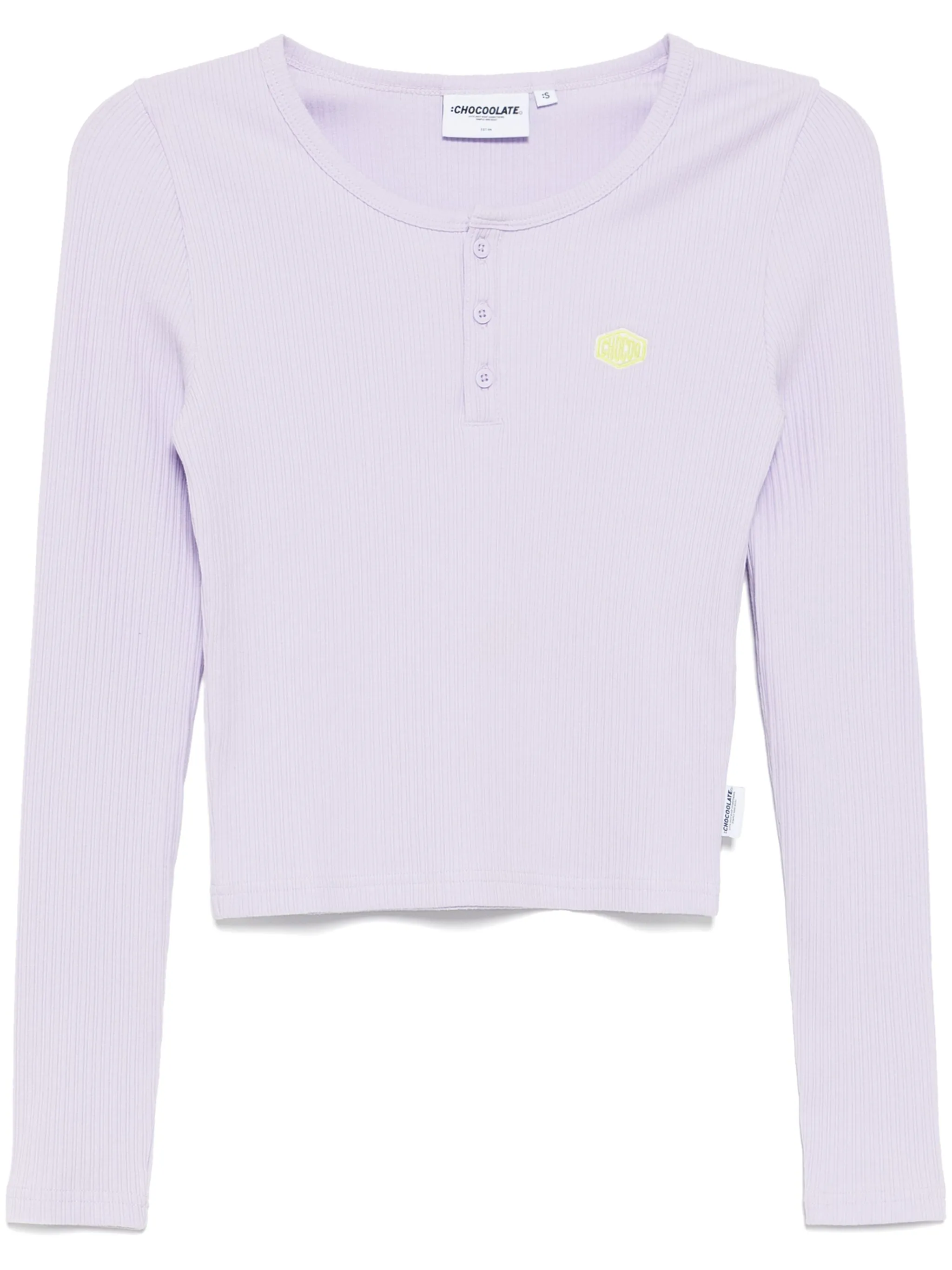 

Топ с нашивкой-логотипом Chocoolate, фиолетовый