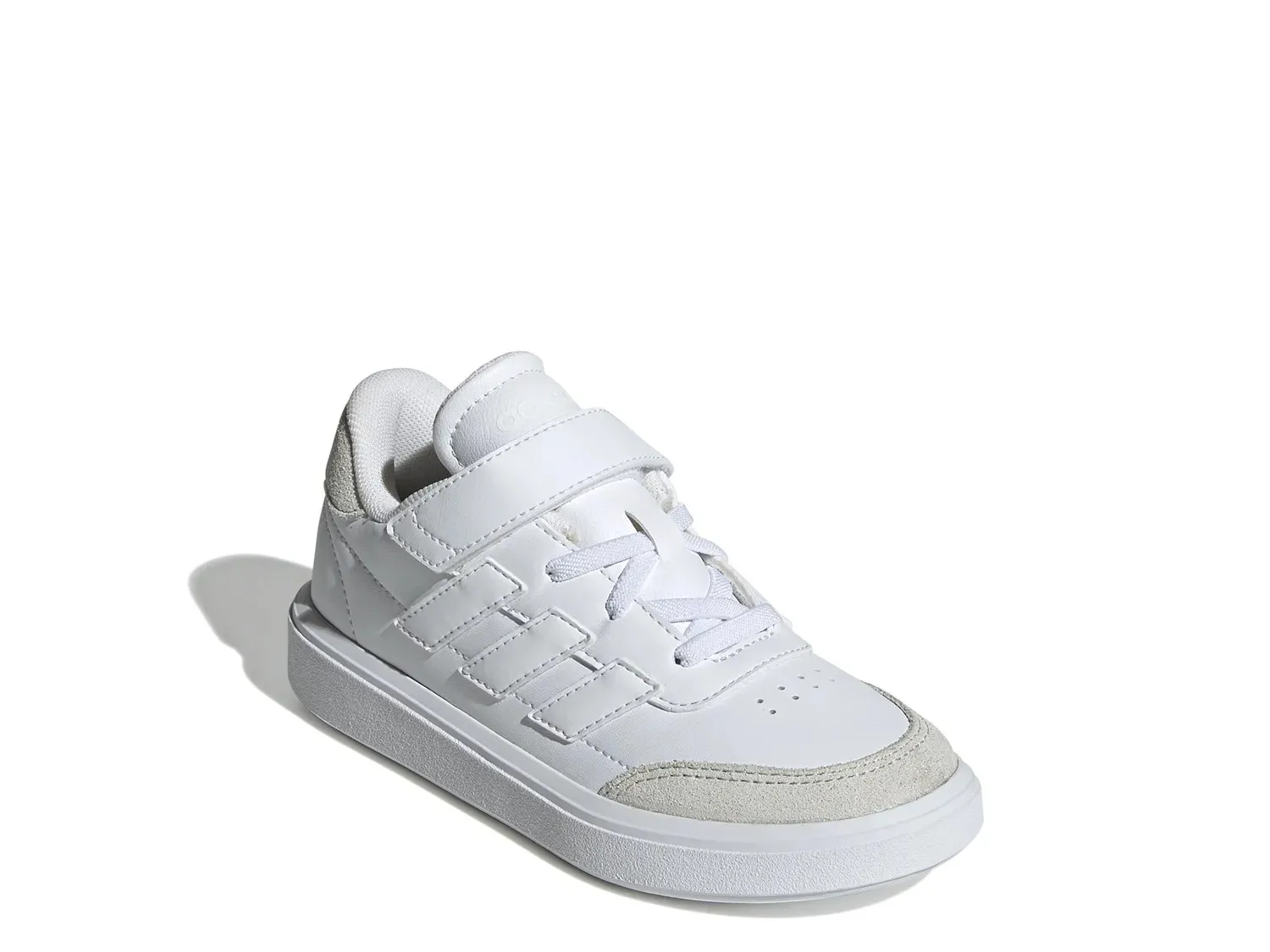 

Кроссовки Adidas Courtblock — детские, белые