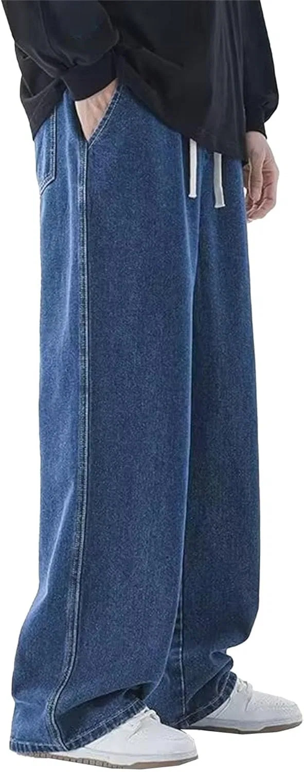 Джинсы свободные, Oversize, Dark Blue