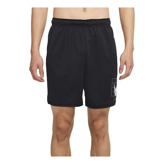 

Шорты dri-fit printing pattern training casual shorts black Nike, черный