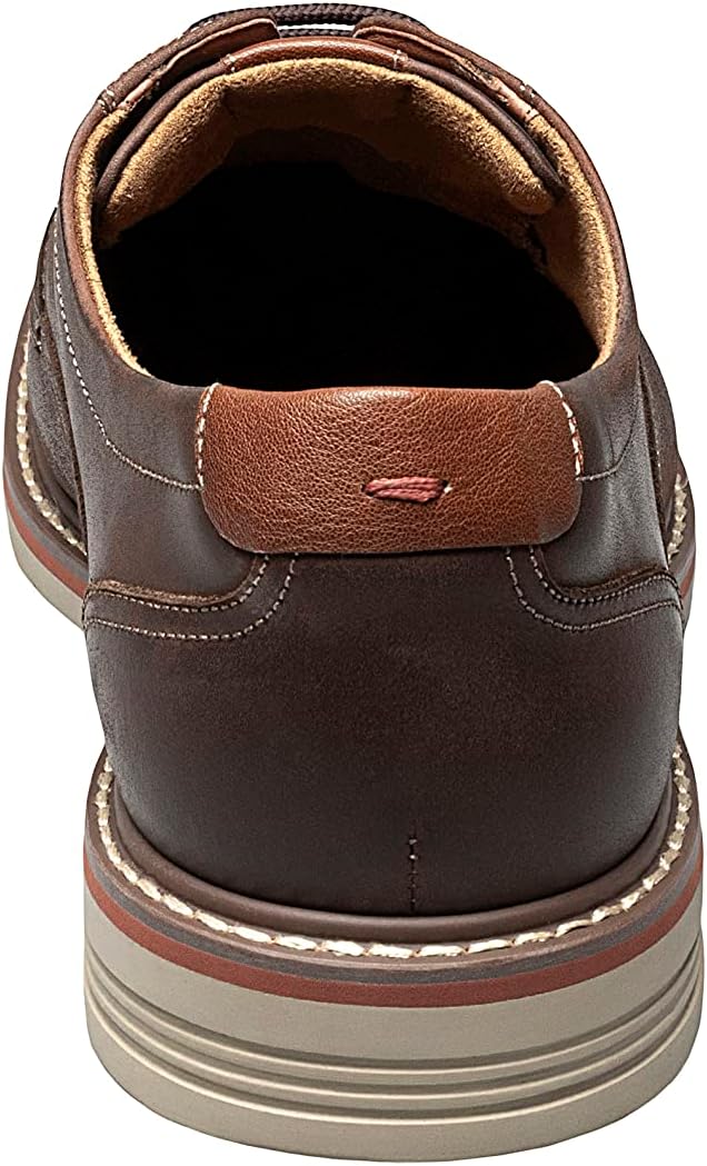 Мужские оксфорды Florsheim Neufeld с кап-тоу, Brown Crazy Horse — фото 3