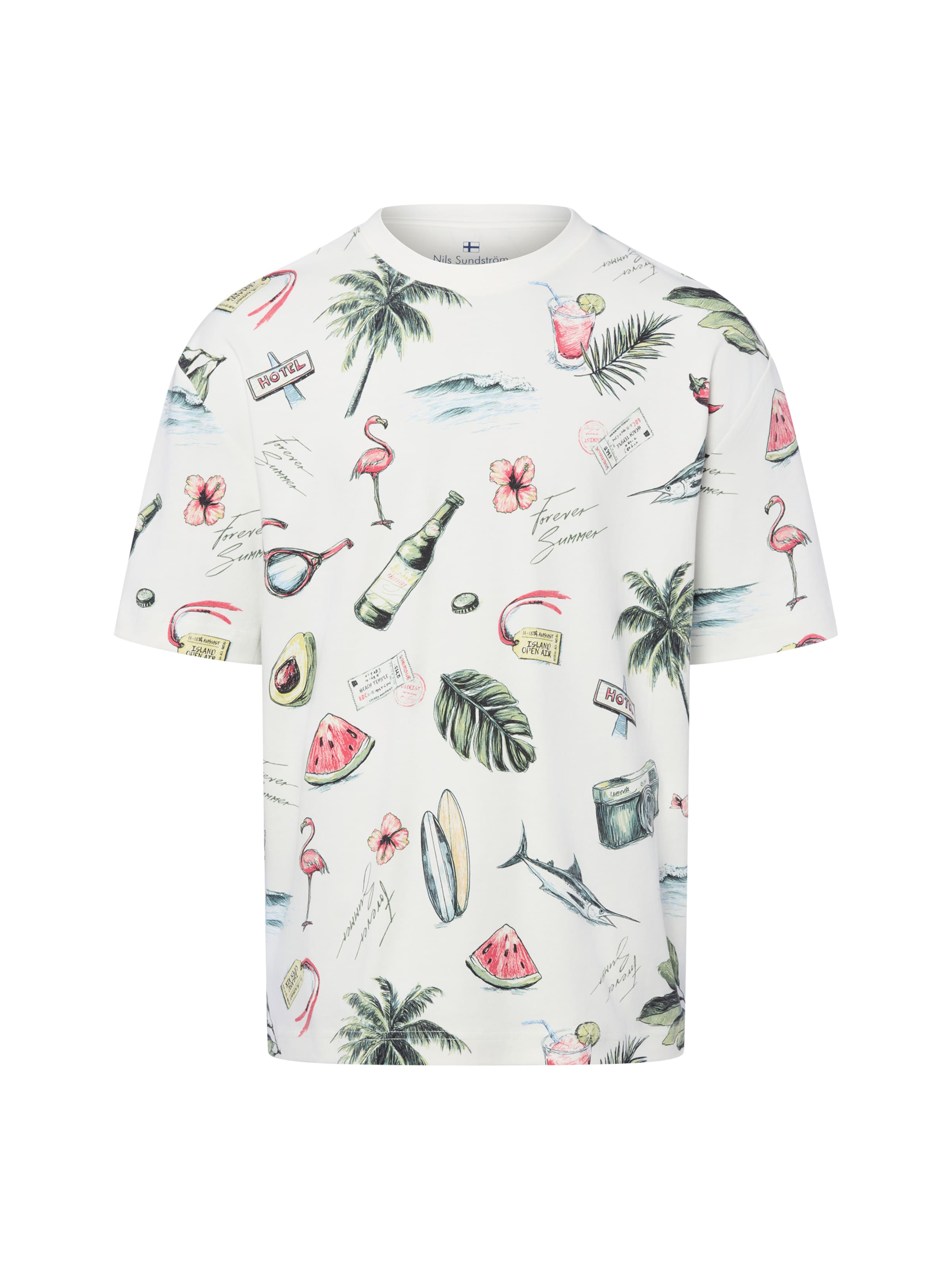 

Nils Sundström Футболка в белом цвете