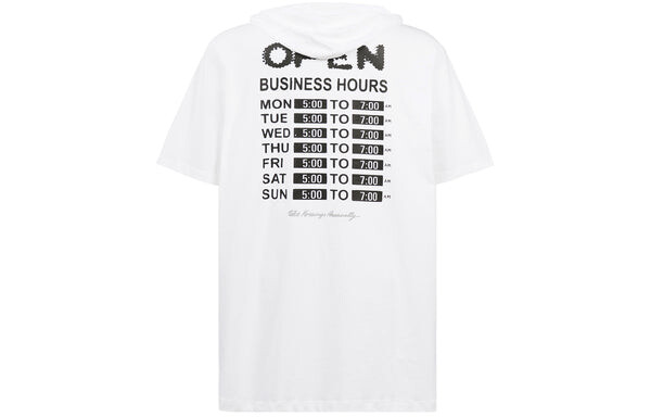 Футболка Men's Nike Alphabet Printing Hooded Pullover Short Sleeve White T-Shirt, белый — фото 2