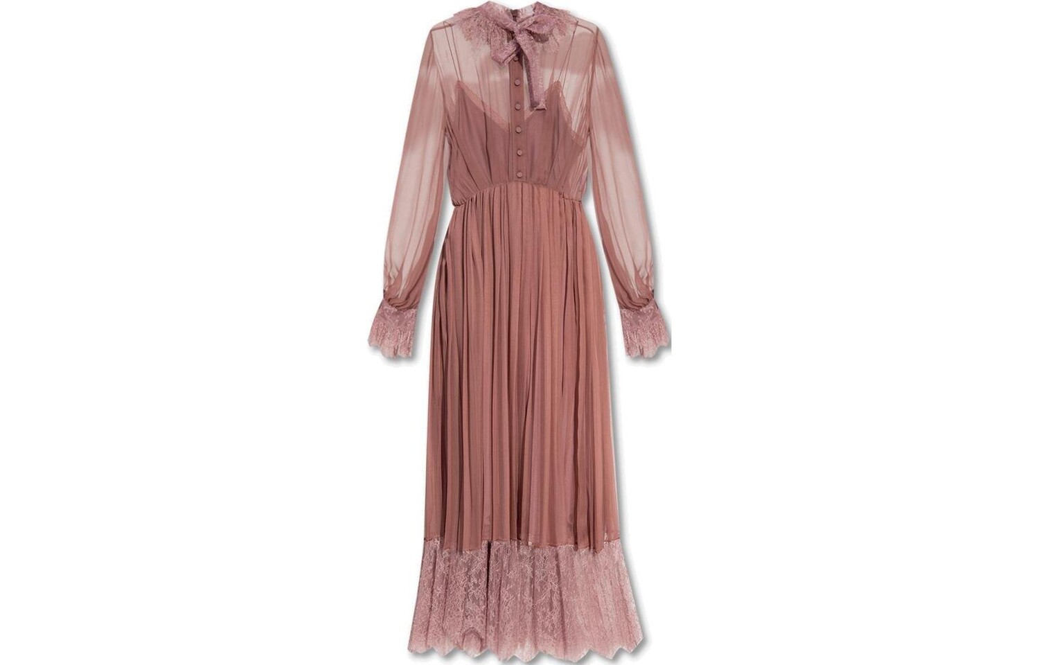 

Платье с длинными рукавами женское розовое Gucci