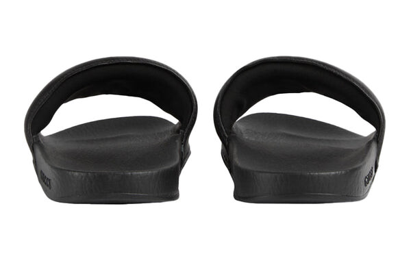 Сандалии interlock double g soft sole cozy flat heel fashion black sandals Gucci, черный — фото 3