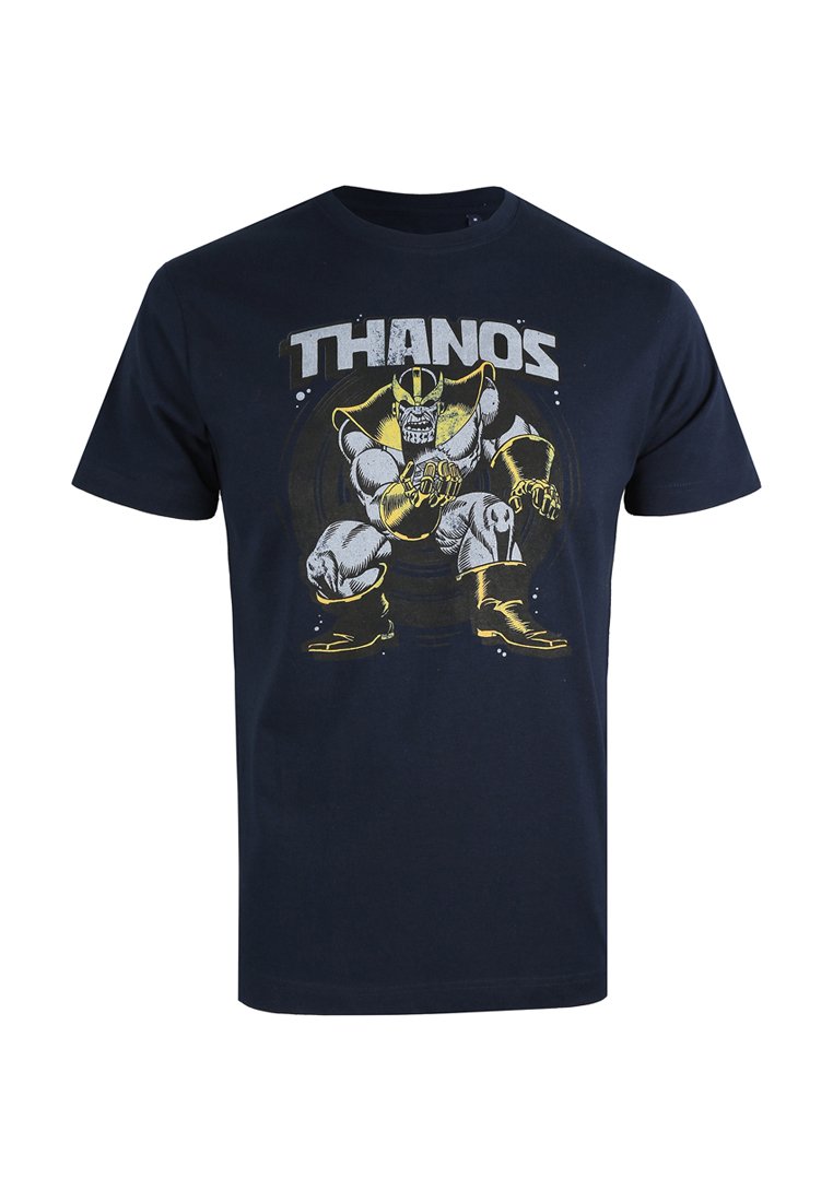 

Футболка с принтом THANOS STANCE Marvel, темно-синий