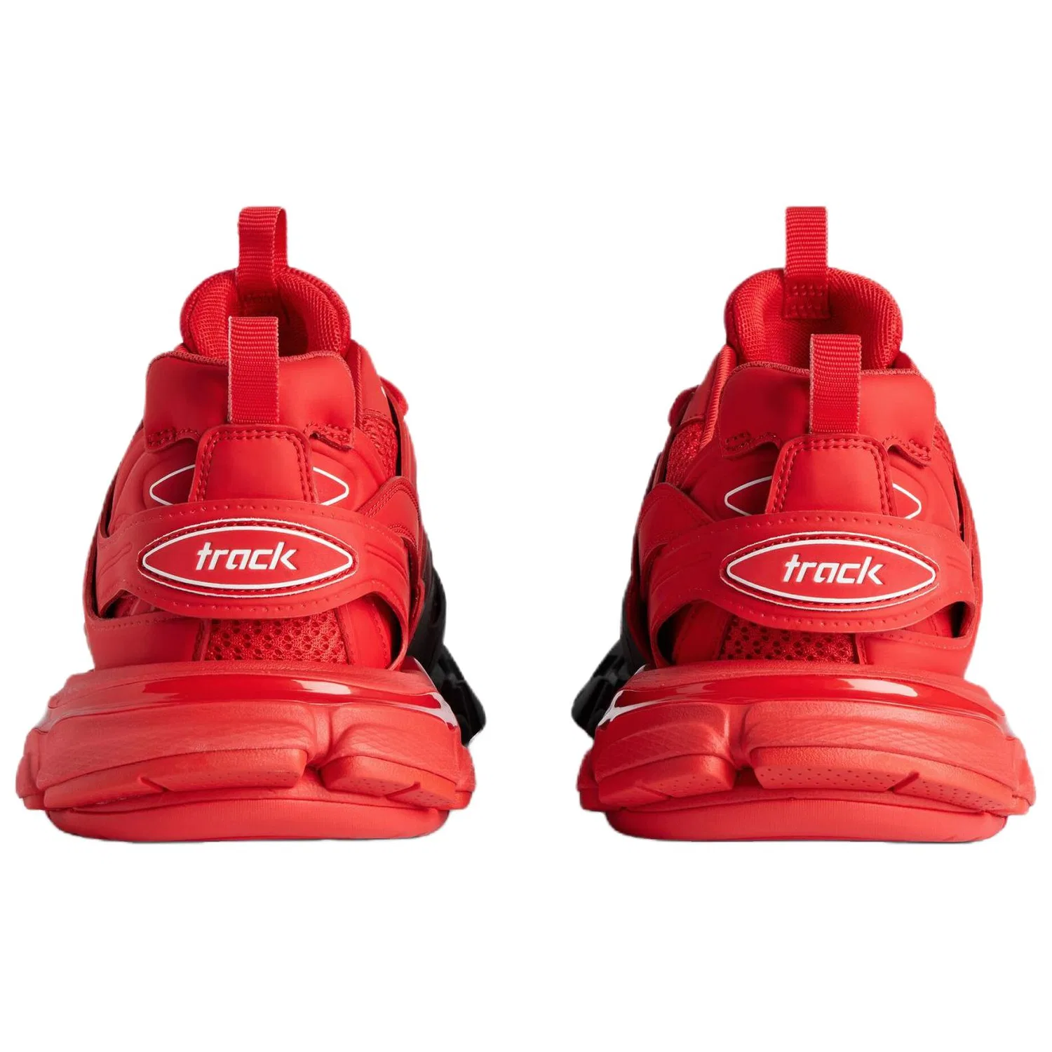 Кроссовки Chunky Low Top Balenciaga Red Black — фото 4