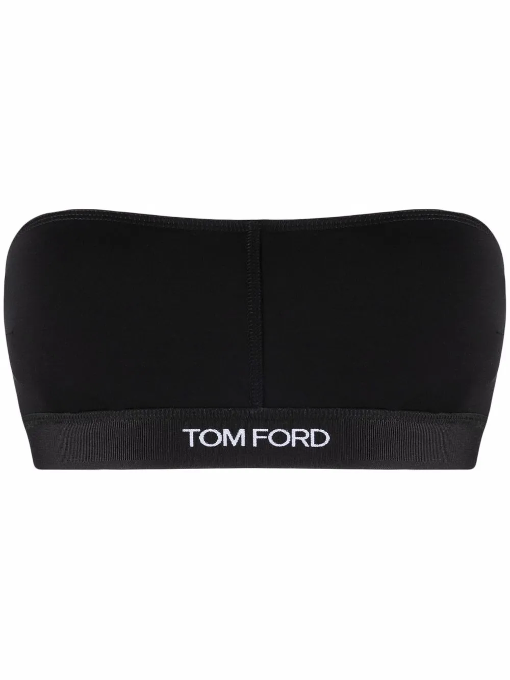 

Топ-бандо с вышитым логотипом TOM FORD, черный