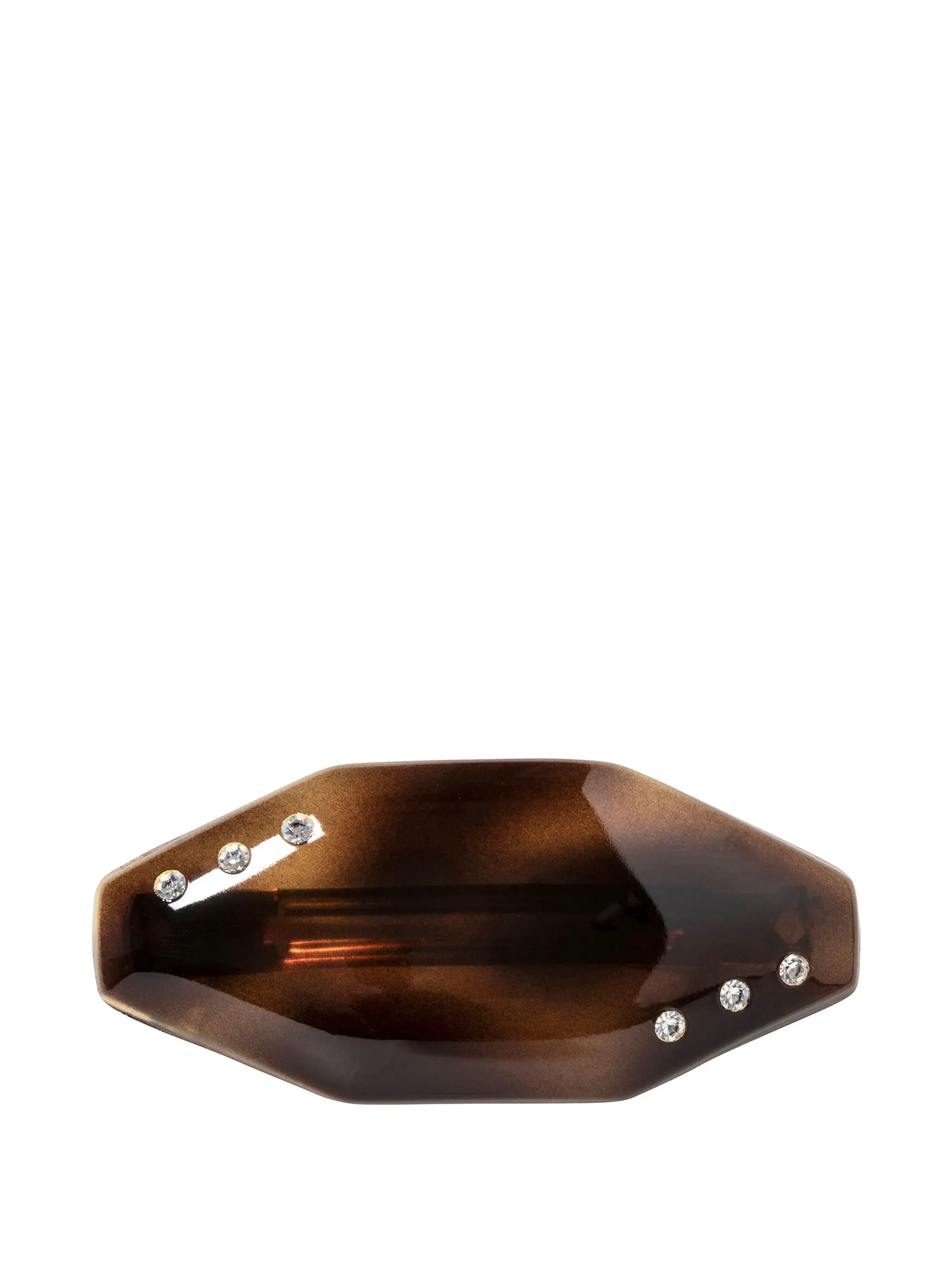 

Заколка для волос Eugenie с кристаллами Jennifer Behr, коричневый