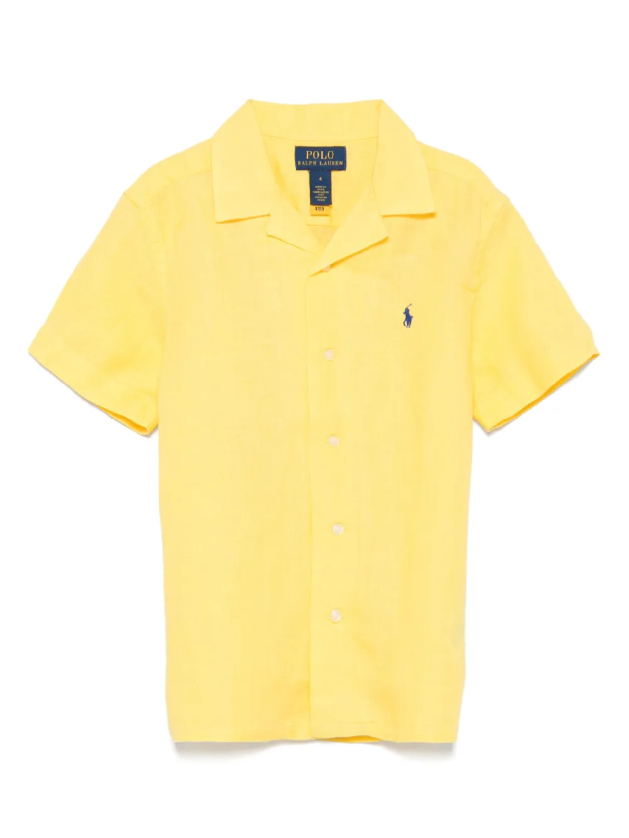 

POLO RALPH LAUREN KIDS Рубашка Polo Pony с вышивкой, желтый