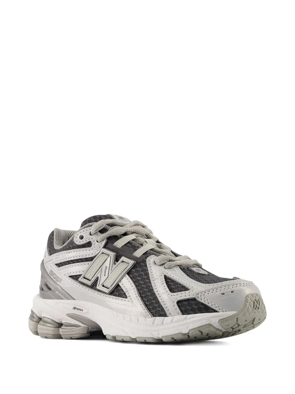 Кроссовки с нашивкой с логотипом 1906 года New Balance Kids, серый