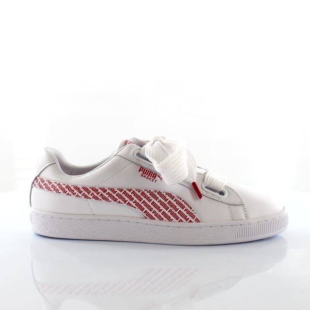 Женские кроссовки Basket Heart Puma, белый