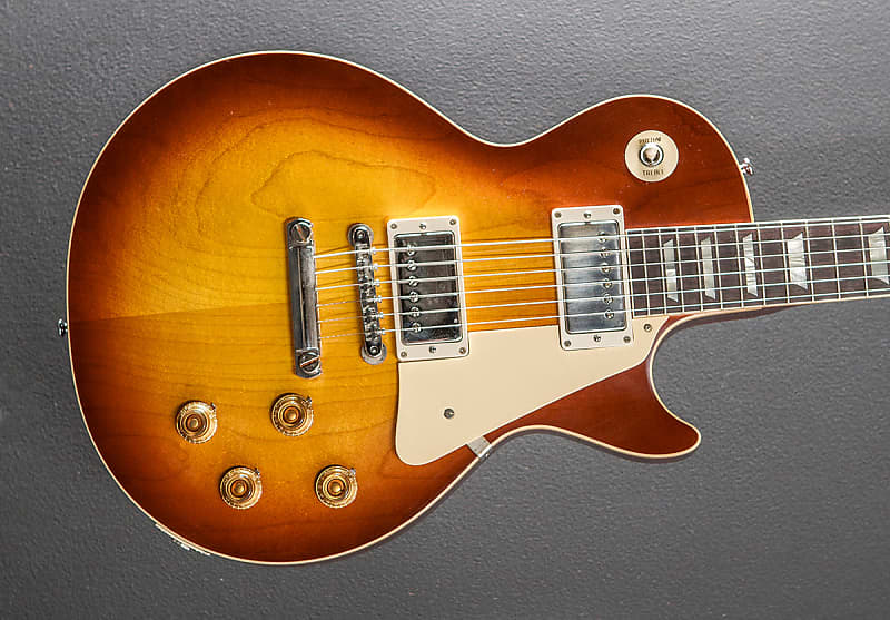 

Электрогитара Gibson Custom Shop 1958 Les Paul Standard Reissue - Iced Tea Burst