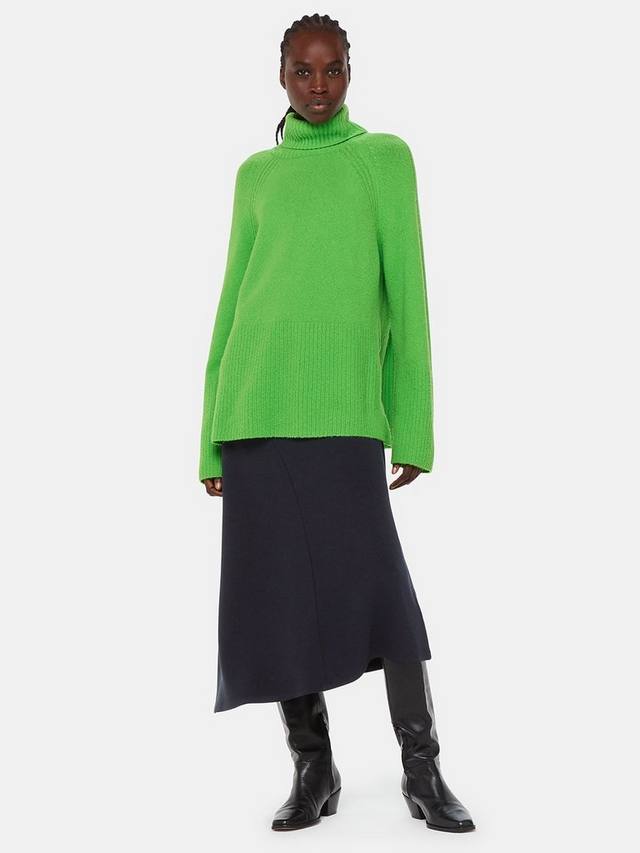 

Юбка миди с закругленным краем в стиле оттоман Whistles, Navy