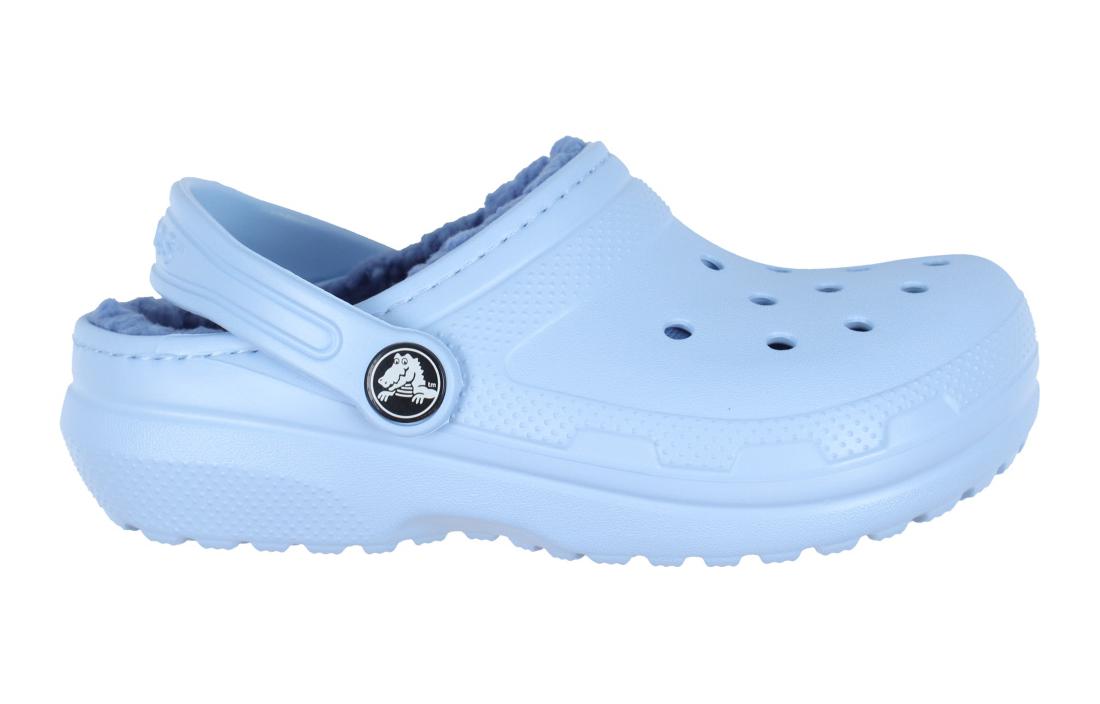 Классические утепленные сабо K Детские тапочки Blue Stone Kids' Crocs, Sapphire Stone Blue — фото 2