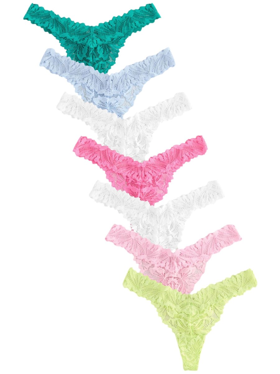 

Стринги Next, цвет Light blue/Emerald/Light green/Pink/Rose/White/Off white