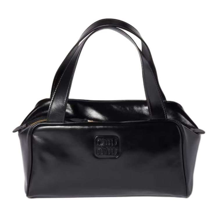 

MIU MIU Кожаная женская сумка черного цвета