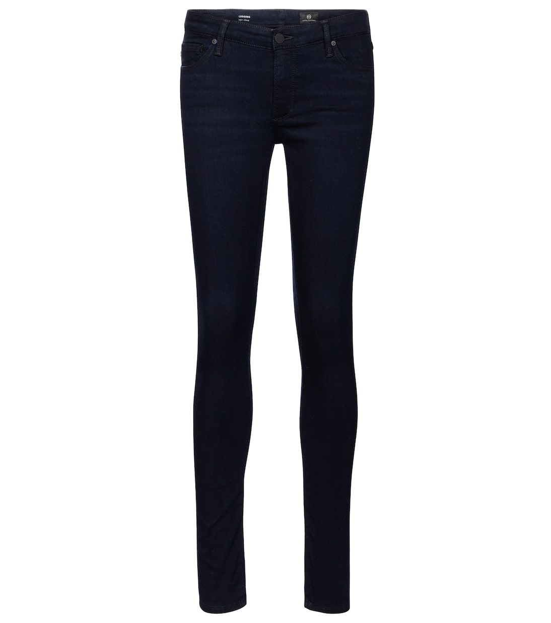

Джинсы-скинни с высокой посадкой The Legging AG Jeans, синий