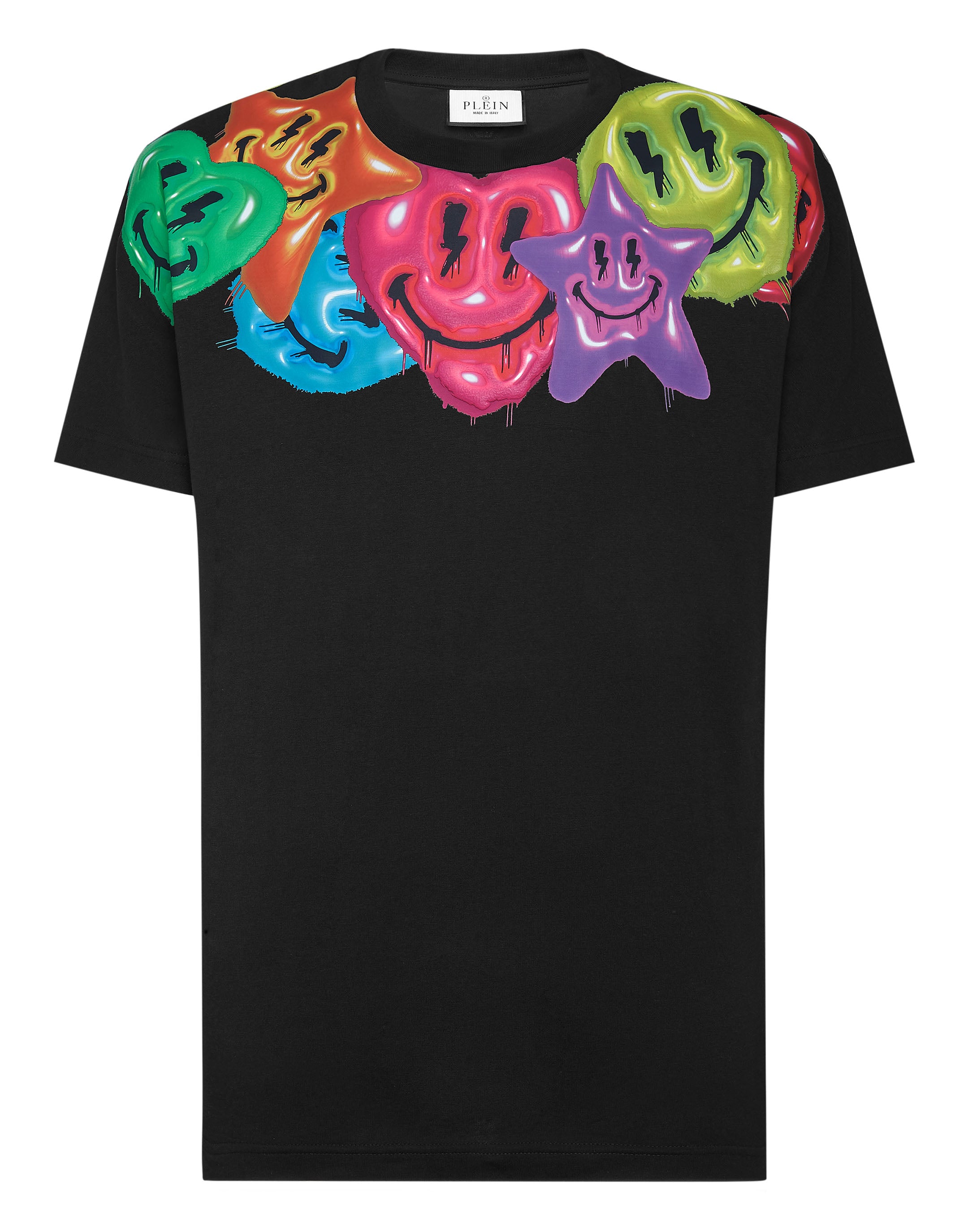 

Футболка с круглым вырезом SS Smile PHILIPP PLEIN, черный